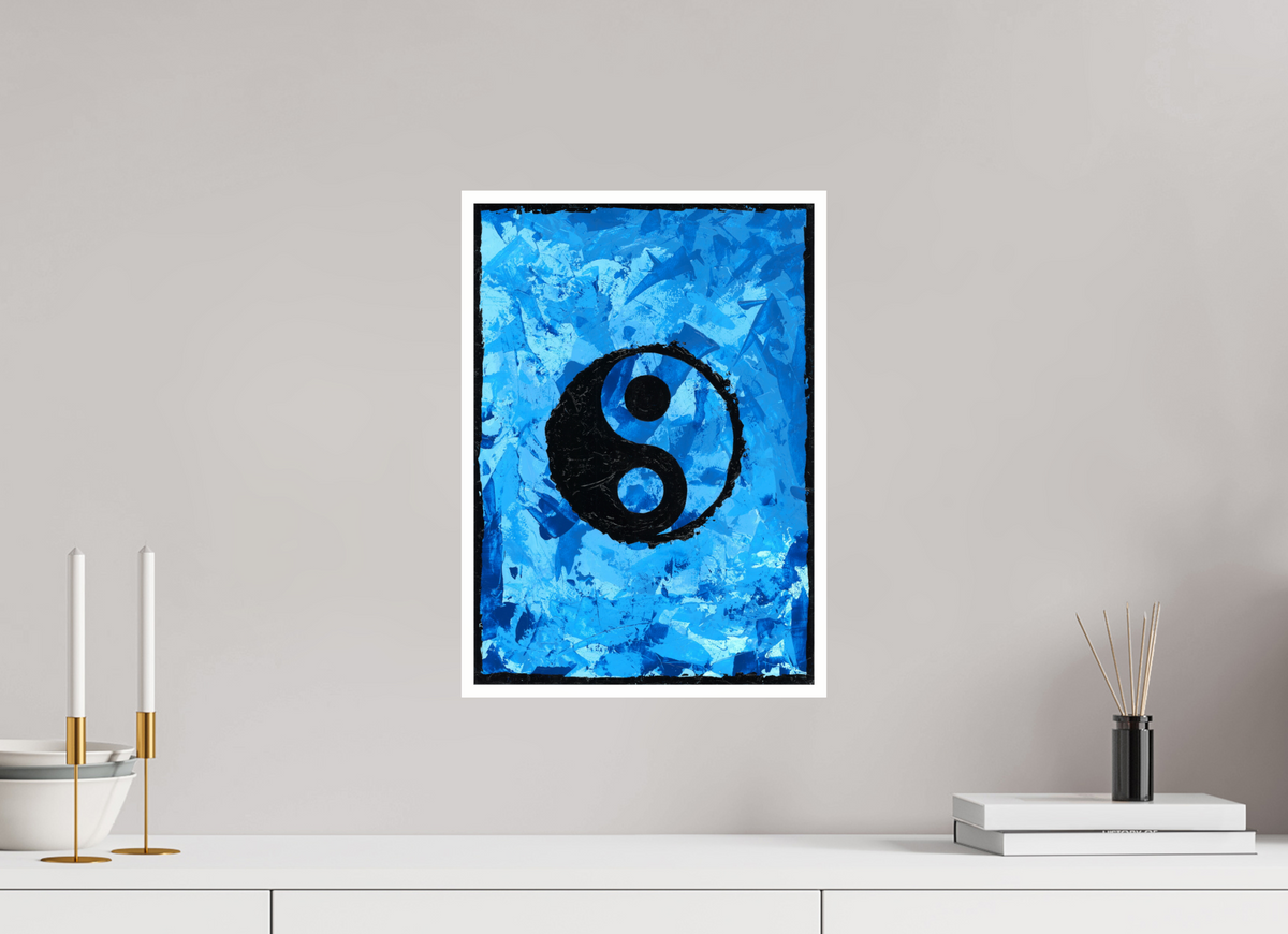 DIN A3 (29,7 x 42 cm), Individuation Blue Balance