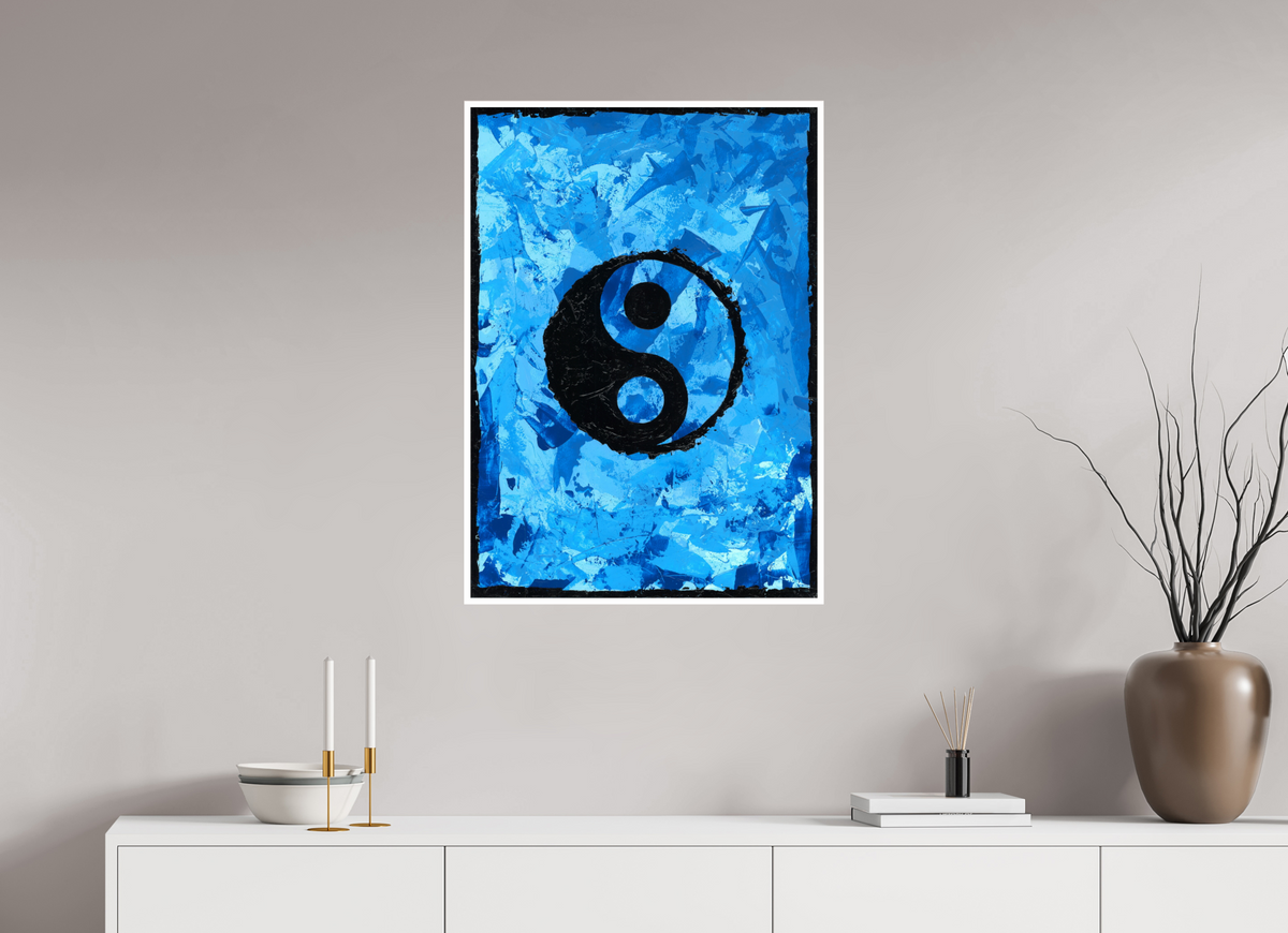 DIN A1 (59,4 x 84,1 cm), Individuation Blue Balance
