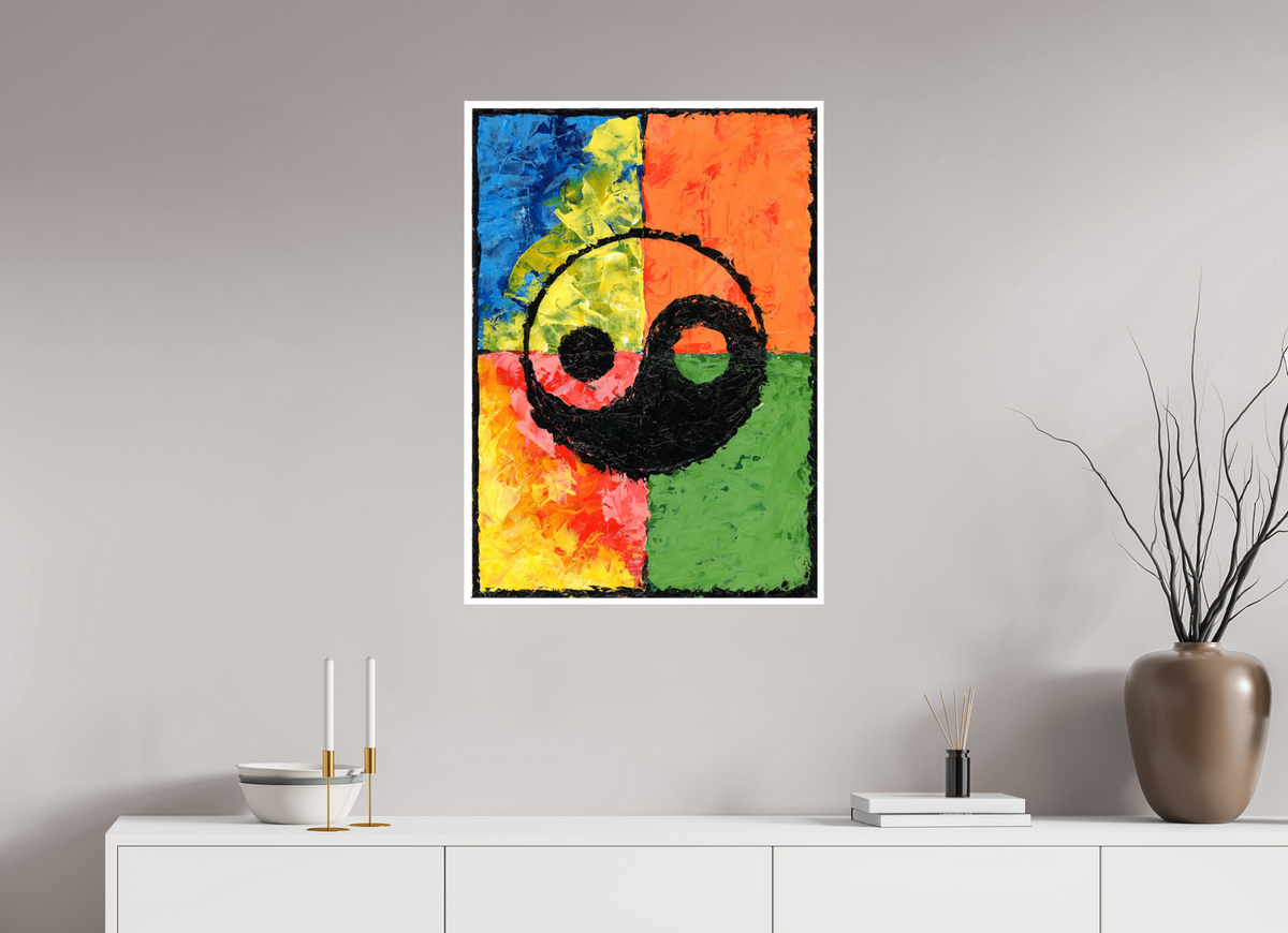DIN A1 (59,4 x 84,1 cm), Individuation Farbklang