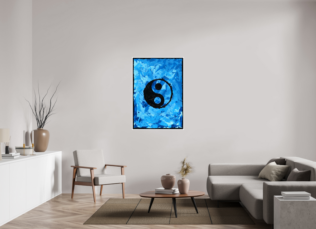 DIN A0 (84,1 x 118,9 cm), Individuation Blue Balance