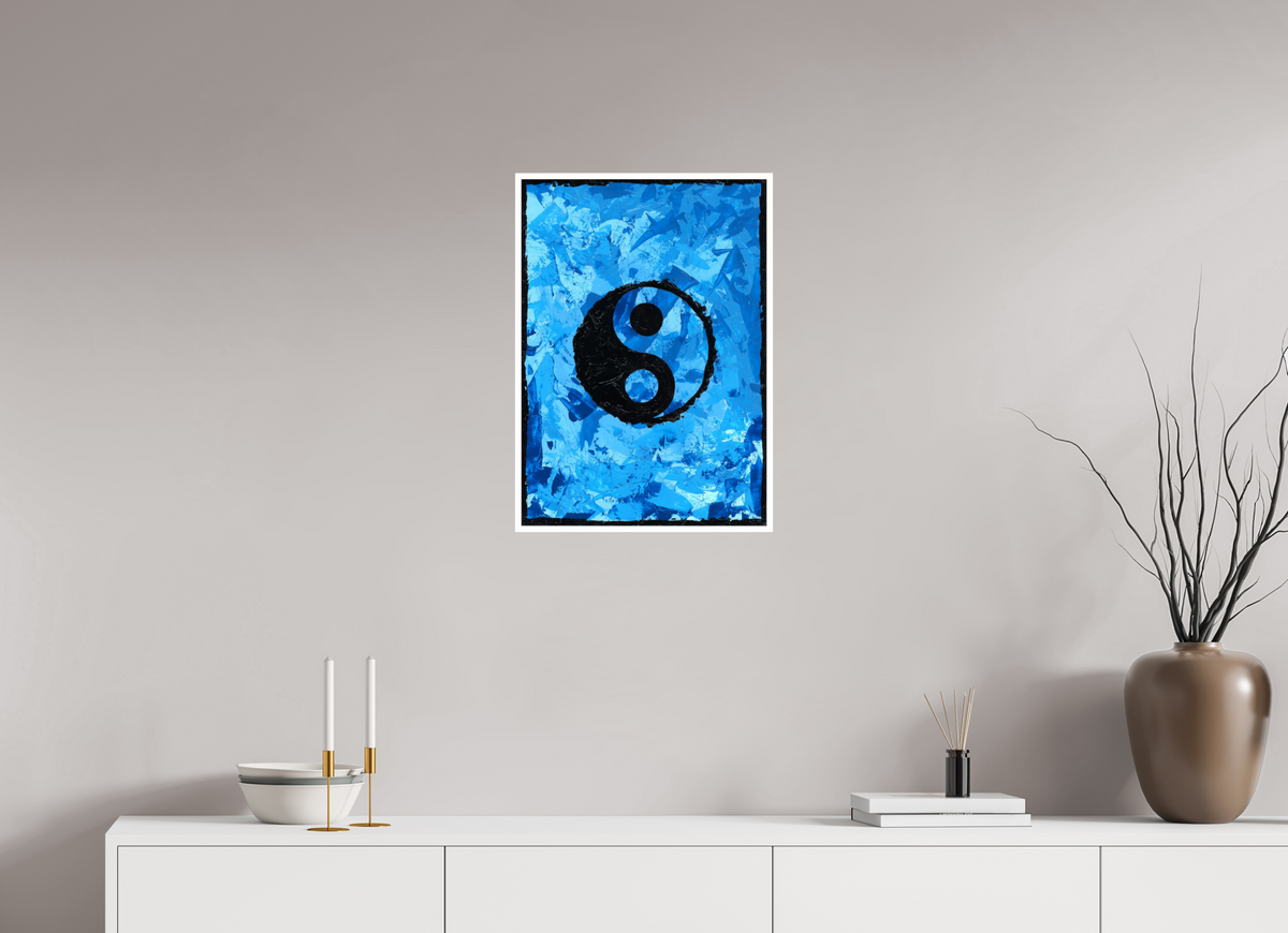 DIN A2 (42 x 59,4 cm), Individuation Blue Balance