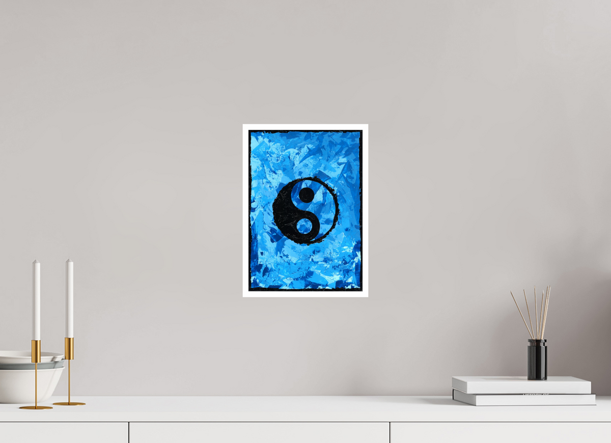DIN A4 (21 x 29,7 cm), Individuation Blue Balance