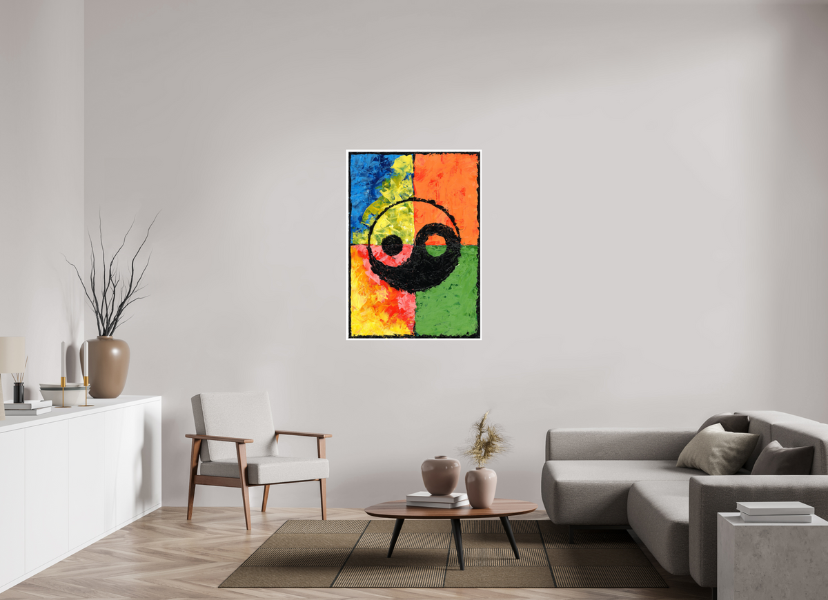 DIN A0 (84,1 x 118,9 cm), Individuation Farbklang